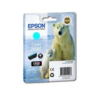 Картридж струйный Epson для Expression Premium XP-600/XP-605/XP-700 №26XL Cyan (C13T26324010) повышенной емкости