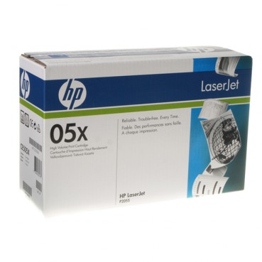 Картридж тонерный HP 05X для LJ P2035/P2055d/2055dn Black (CE505X) повышенной емкости