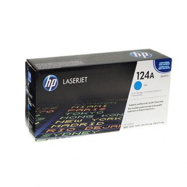 Картридж тонерный HP 124A для CLJ 1600/2600/2605 2000 копий Cyan (Q6001A)