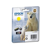 Картридж струйный Epson для Expression Premium XP-600/XP-605/XP-700 №26XL Yellow (C13T26344010) повышенной емкости