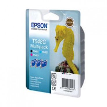 Комплект струйных картриджей Epson для Stylus Photo R200/R340/RX620 B/C/M (C13T048C4010)