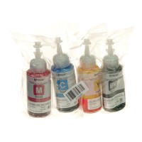 Стартовый набор контейнеров Epson для L110/L210/L300/L312/L350 , 4шт x 70мл B/C/M/Y (C13T664XX)