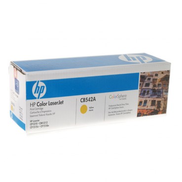 Картридж тонерный HP 125A для Color LaserJet CP1215/CP1515/CM1312 1400 копий Yellow (CB542A)