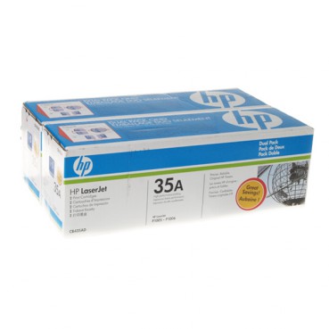 Картридж тонерный HP 35A для LJ P1005/P1006 2x1500 копий Black (CB435AF) двойная упаковка