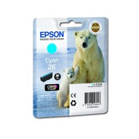 Картридж струйный Epson для Expression Premium XP-600/XP-605/XP-700 №26 Cyan (C13T26124010)