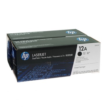 HP 12A Dual Pack Black (Q2612AF)