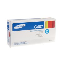 Картридж тонерный Samsung C407 для CLP-320/320N/325/CLX-3185 Cyan (CLT-C407S)
