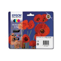 Комплект струйных картриджей Epson для Expression Home XP-103/XP-203/XP-207 №17XL B/C/M/Y (C13T17164A10) повышенной емкости