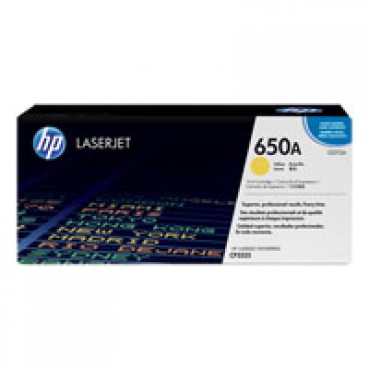 Картридж тон. HP 650A для CLJ CP5525 Yellow (CE272A)