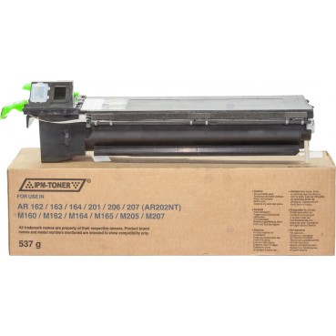 Туба с тонером IPM для Sharp AR-162/163/164 Black 537г (TKS07)