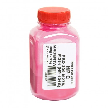 Тонер АНК для HP CLJ Pro 200/M251/M276n бутль 60г Magenta (1500737)
