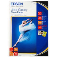 Фотобумага Epson Ultra Glossy глянцевая 300г/м кв, A4, 15л (C13S041927)