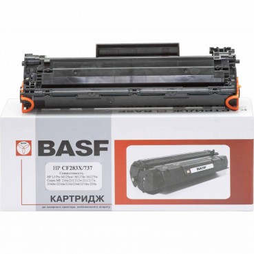 Картридж тон. BASF для HP LJ Pro M125/127, Canon 737 аналог CF283X/CRG737 Black (BASF-KT-CF283X)