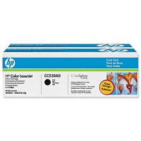 Картридж тонерный HP 304A для CLJ CM2320nf/2320fxi/CP2025dn/CP2025n 2x3500 копий Black (CC530AD) двойная упаковка