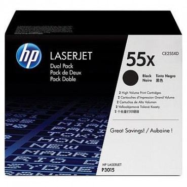 Картридж тон. HP 55XD для LJ P3015 Black (CE255XD)