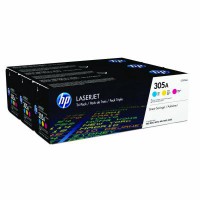 Картридж тонерный HP 305A для CLJ M351/M451/M375/M475 3х2600 копий C/M/Y (CF370AM) Tri-Pack