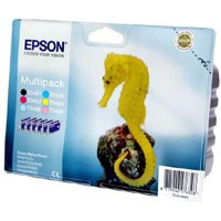 Комплект струйных картриджей Epson для Stylus Photo R200/R340/RX620 B/C/M/Y/LC/LM (C13T04874010)