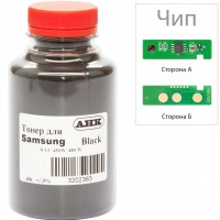 Тонер + чіп АНК для Samsung SL-C430 ( тонер АНК, чип АНК) бутль 40г Black (3202630)