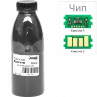 Тонер + чіп АНК для Kyocera-Mita FS-1020/1040/1120 ( тонер АНК, чип АНК) бутль 90г Black (3202661)