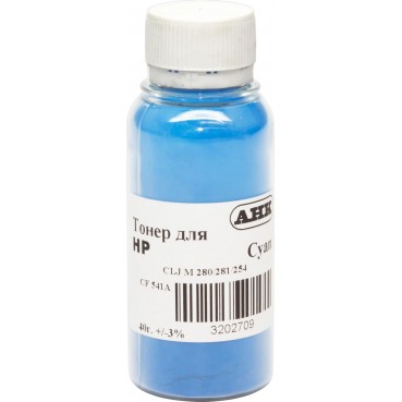 Тонер АНК для HP CLJ Pro M280/281/254 бутль 40г Cyan (3202709)