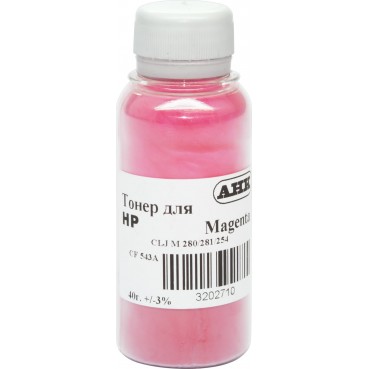Тонер АНК для HP CLJ Pro M280/281/254 бутль 40г Magenta (3202710)