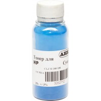 Тонер АНК для HP CLJ M180/181 бутль 25г Cyan (3202713)