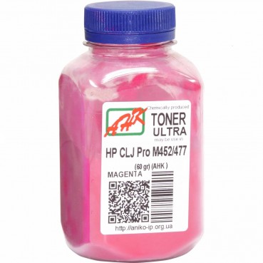Тонер АНК для HP CLJ Pro M452/477 бутль 60г Magenta (3202782)