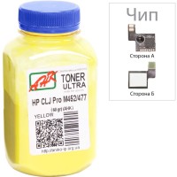 Тонер + чіп АНК для HP CLJ Pro M452/477 ( тонер АНК, чип АНК) бутль 60г Yellow (3202787)