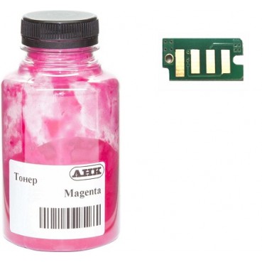 Тонер + чіп АНК для Xerox Phaser 6500 ( тонер АНК, чип АНК) бутль 50г Magenta (3202898)