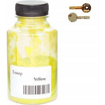 Тонер+девелопер+чип АНК для Canon iR C1225iF/1225 бутль 210г Yellow (3203841)