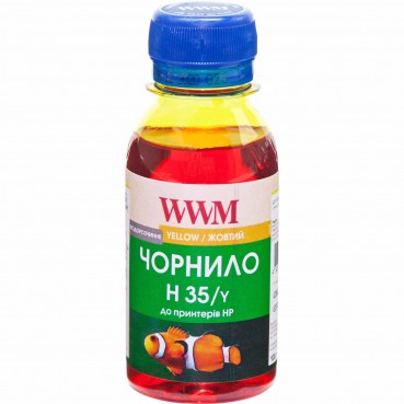 Чорнило WWM для HP №22/134/121 100г Cyan водорозчинне (H35/C-2) для СНПЧ