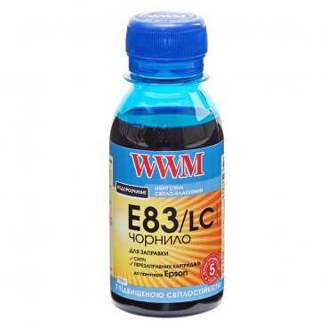 Чорнило WWM для Epson Stylus Photo T50/P50/PX660 100г Light Cyan водорозчинне (E83/LC-2) світлостійке