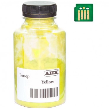 Тонер + чіп АНК для Xerox DC SC2020, 006R01696 бутль 90г Yellow (50000225)