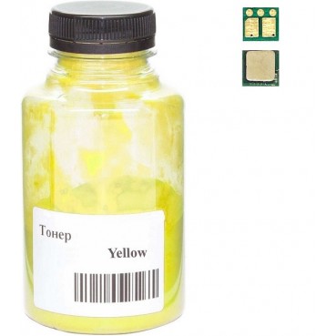 Тонер + чіп АНК для Canon MF651Cw/MF655Cdw/MF657Cdw, 067 бутль 35г 1250 ст. Yellow (50000373)