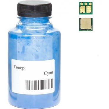 Тонер + чіп АНК для Canon MF651Cw/MF655Cdw/MF657Cdw, 067 бутль 35г 1250 ст. Cyan (50000375)