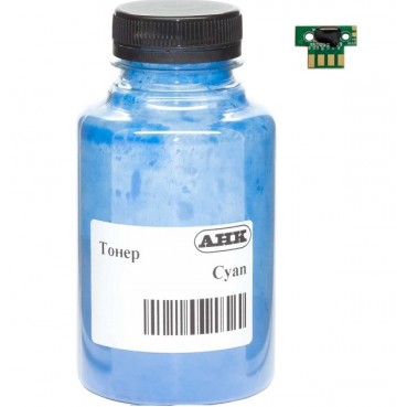 Тонер + чіп АНК для XEROX С310/315 бутль 150г Cyan (50000525)