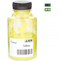 Тонер + чіп АНК для Canon 3922i/3926i/3930i/3935i, C-EXV64 бутль 750г 25500 ст. Yellow (50000557)