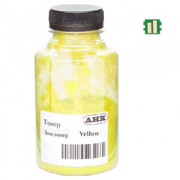 Тонер + чіп АНК для Kyocera Ecosys PA3500/MA3500, TK-5370 бутль 140г 5000 сторінок Yellow (50000480)