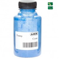 Тонер + чип АНК для Kyocera Ecosys PA2600/MA6100, TK-5450 бутль 90г 3200 ст. Cyan (50000617)