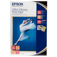 Фотобумага Epson Ultra глянцевая 300г/м кв, 10см x 15см, 50л (C13S041943)