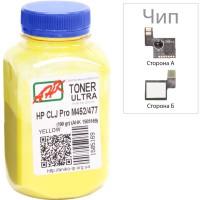 Тонер + чіп АНК для HP CLJ Pro M452/477 ( тонер АНК, чип АНК) бутль 100г Yellow (1505173)