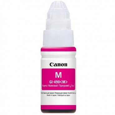 Контейнер з чорнилами Canon для Pixma G1400/G2400/G3400 GI-490M 70мл Magenta (0665C001)