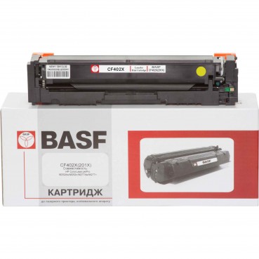 Картридж тонерний BASF для HP LJ M252 / M277 аналог CF402X Yellow (BASF-KT-CF402X)