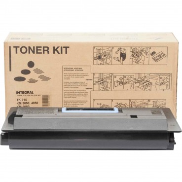 Туба с тонером Integral для Kyocera Mita KM-3050/4050 аналог TK-715 Black (12100024)
