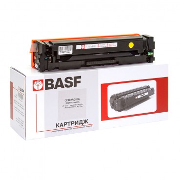 Картридж тон. BASF для HP LJ M252/M277 аналог CF402A Yellow ( 1400 копий) (BASF-KT-CF402A)