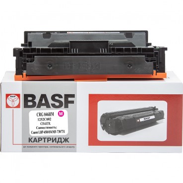 Картридж тонерный BASF для Canon 046H, LBP-650/MF-730 аналог 1252C002/CF413X Magenta (BASF-KT-046HM-U)