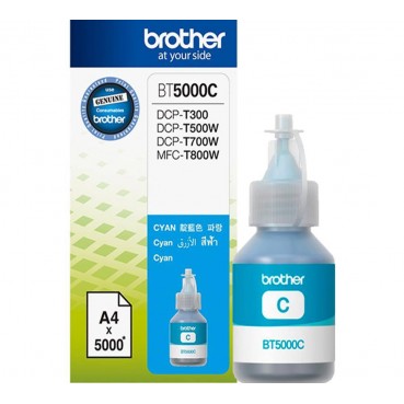 Контейнер з чорнилами Brother для DCP-T300/DCP-T500W/DCP-T700W 41.8мл Cyan (BT5000C)