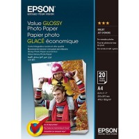 Фотопапір Epson Value Glossy глянсова 183г / м кв, A4, 20л (C13S400035)