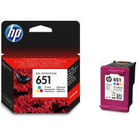 Картридж HP Deskjet 5575, Officejet 202 HP 651 Color (C2P11AE)
