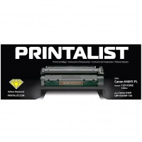 Картридж тон. PRINTALIST для Canon 046H, LBP-650/MF-730 аналог 1251C002 Yellow ( 5000 сторінок) (Canon-046HY-PL)